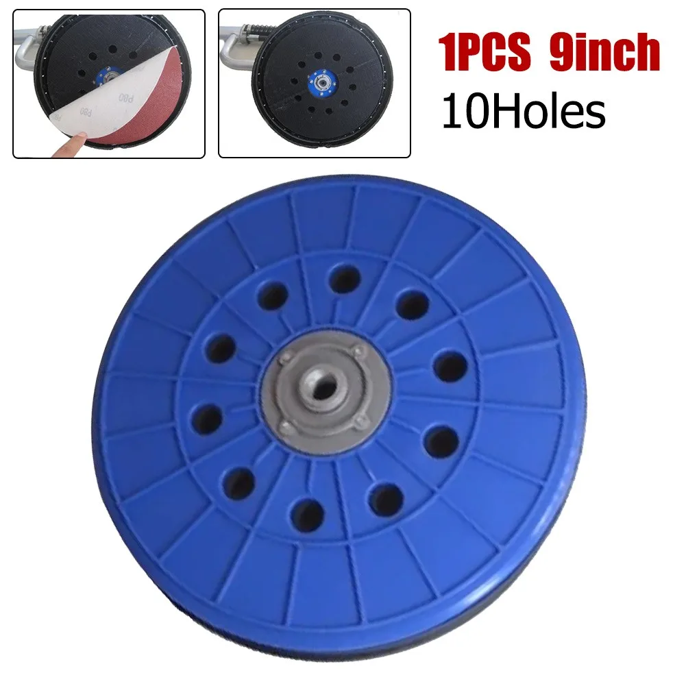 9 Inch 10 Holes Drywall Sander Backing Pad 10 Holes Sanding Disc With 14mm Thread Wall Polishing Plate Abrasive Tool 210mm
9 Inch 10 Holes Drywall Sander Backing Pad 10 Holes Sanding Disc With 14mm Thread Wall Polishing Plate Abrasive Tool 210mm