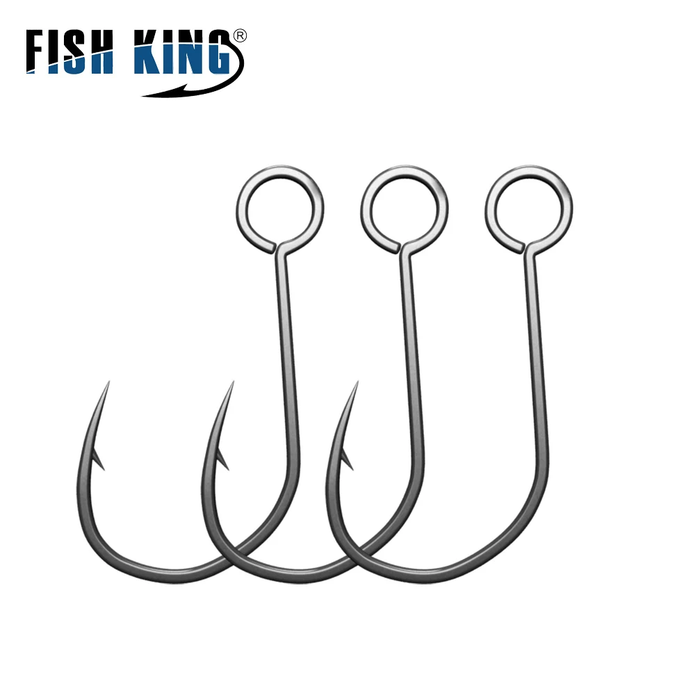 FISH KING 20pcs Fish Hook High Carbon Steel Barbed Hook 1#-8# Sleeve Fish Hook Sode Fishing Hooks Sea Carp Hook Fishing Tackle
FISH KING 20pcs Fish Hook High Carbon Steel Barbed Hook 1#-8# Sleeve Fish Hook Sode Fishing Hooks Sea Carp Hook Fishing Tackle