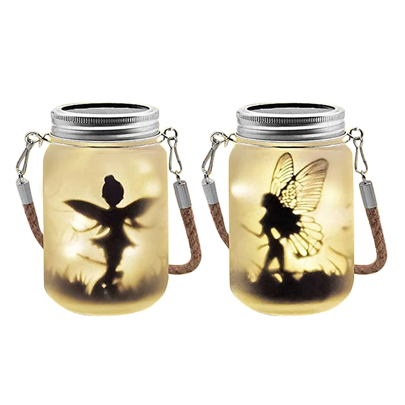 2 Pack Fairy Solar Lantern Outdoor,Waterproof Hanging Frosted Glass Fairy Solar Mason Jar Lights For Yard,Garden,Lawns
2 Pack Fairy Solar Lantern Outdoor,Waterproof Hanging Frosted Glass Fairy Solar Mason Jar Lights For Yard,Garden,Lawns