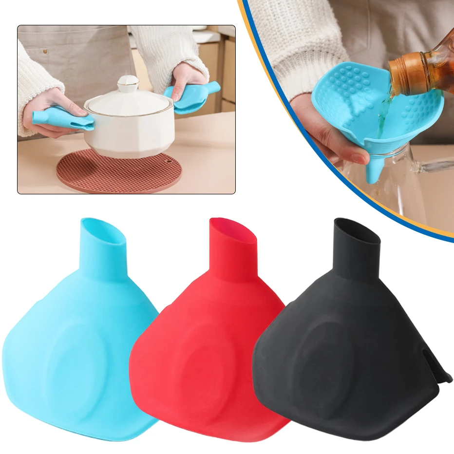 Kitchen Silicone Heat Insulation Clip Microwave Oven Baking Multifunction Anti-Scalding Dish Insulation Clip Funnel
Kitchen Silicone Heat Insulation Clip Microwave Oven Baking Multifunction Anti-Scalding Dish Insulation Clip Funnel