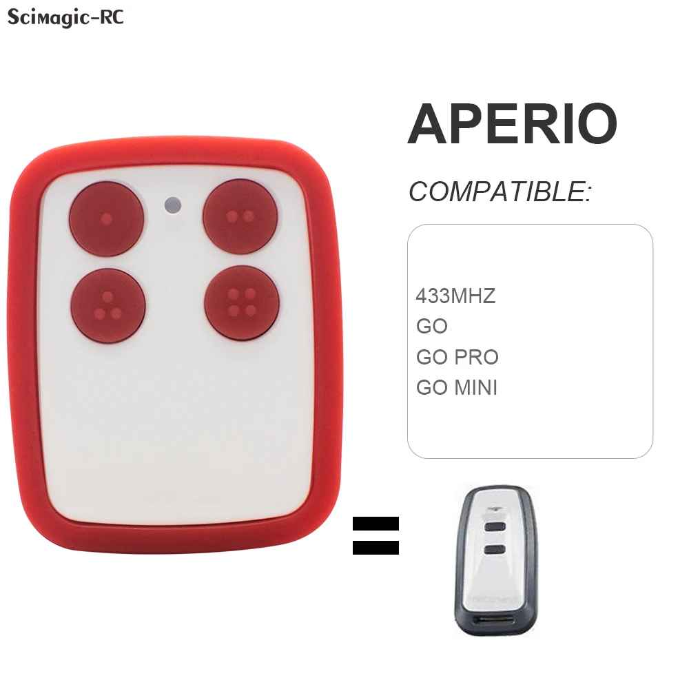 Дубликатор Клон APERIO 433MHz GO PRO GO MINI 433MHz ворота брелок гараж пульт дистанционного управления 280MHz-868MHz многочастотный
Дубликатор Клон APERIO 433MHz GO PRO GO MINI 433MHz ворота брелок гараж пульт дистанционного управления 280MHz-868MHz многочастотный