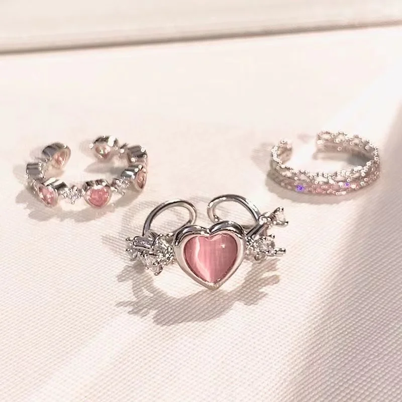 Fashion Creative Punk Gothic Thorn Love Heart Ring Cat's Eye Pink Heart Ring Women's Opening Jewelry Ring Gift Drop Shipping
Fashion Creative Punk Gothic Thorn Love Heart Ring Cat's Eye Pink Heart Ring Women's Opening Jewelry Ring Gift Drop Shipping