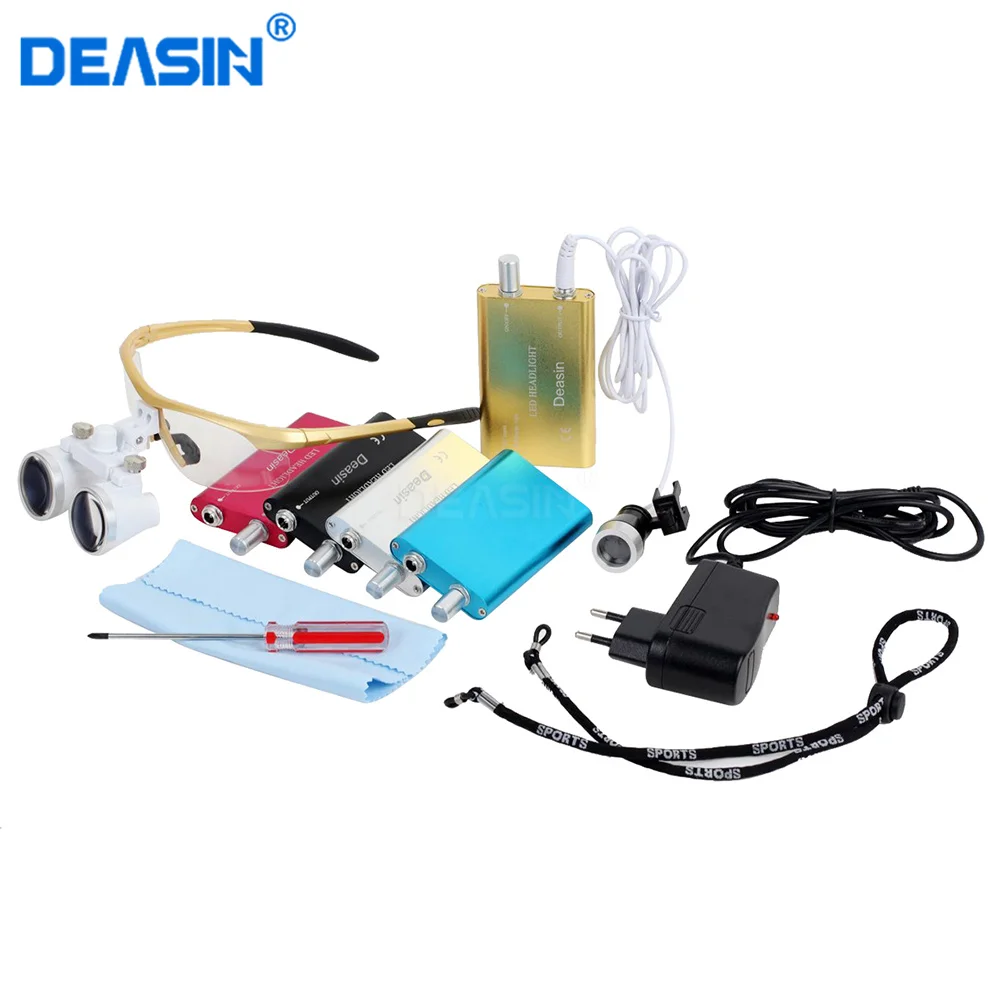 Dental 2.5X Loupe Magnifier Binocular Magnifier Surgery Surgical Operation Loupe with Spotlight Head Light
Dental 2.5X Loupe Magnifier Binocular Magnifier Surgery Surgical Operation Loupe with Spotlight Head Light