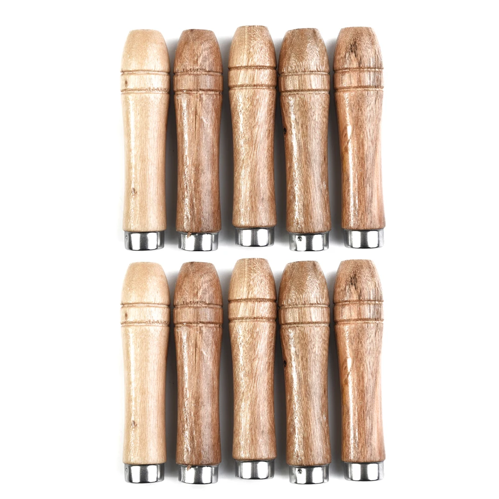 10 Pcs Wooden File Handle 90mm 4mm Hole W/Metal Collar Spare Parts 4-6inch For Craft Carving DIY Hand Tools Accessories
10 Pcs Wooden File Handle 90mm 4mm Hole W/Metal Collar Spare Parts 4-6inch For Craft Carving DIY Hand Tools Accessories