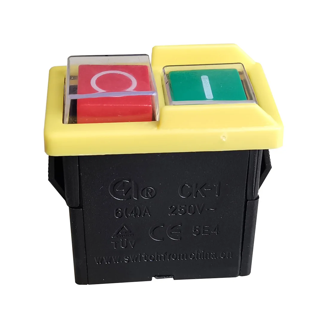 CK-1 Waterproof Push Button Switch On-Off Electromagnetic Switches for Grinding Machine 6(4)A 250VAC 5E4 TUV CE CK1
CK-1 Waterproof Push Button Switch On-Off Electromagnetic Switches for Grinding Machine 6(4)A 250VAC 5E4 TUV CE CK1