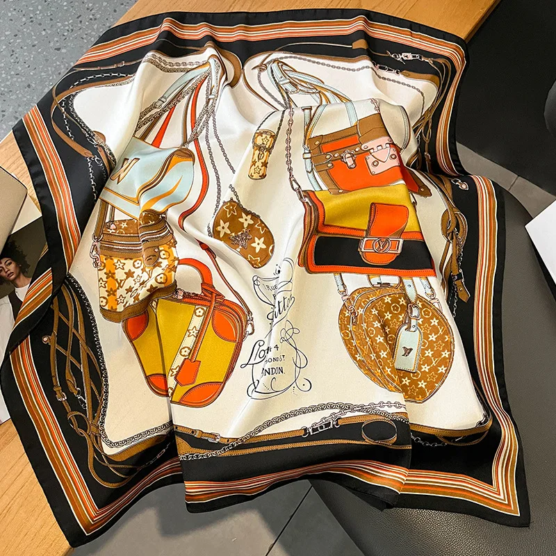 Silk Scarf Women Plaid Print Summer Hair Accessories Bandana Turban Headbands Bandeau Cheveux Kerchief Headscarf Foulard Femme
Silk Scarf Women Plaid Print Summer Hair Accessories Bandana Turban Headbands Bandeau Cheveux Kerchief Headscarf Foulard Femme