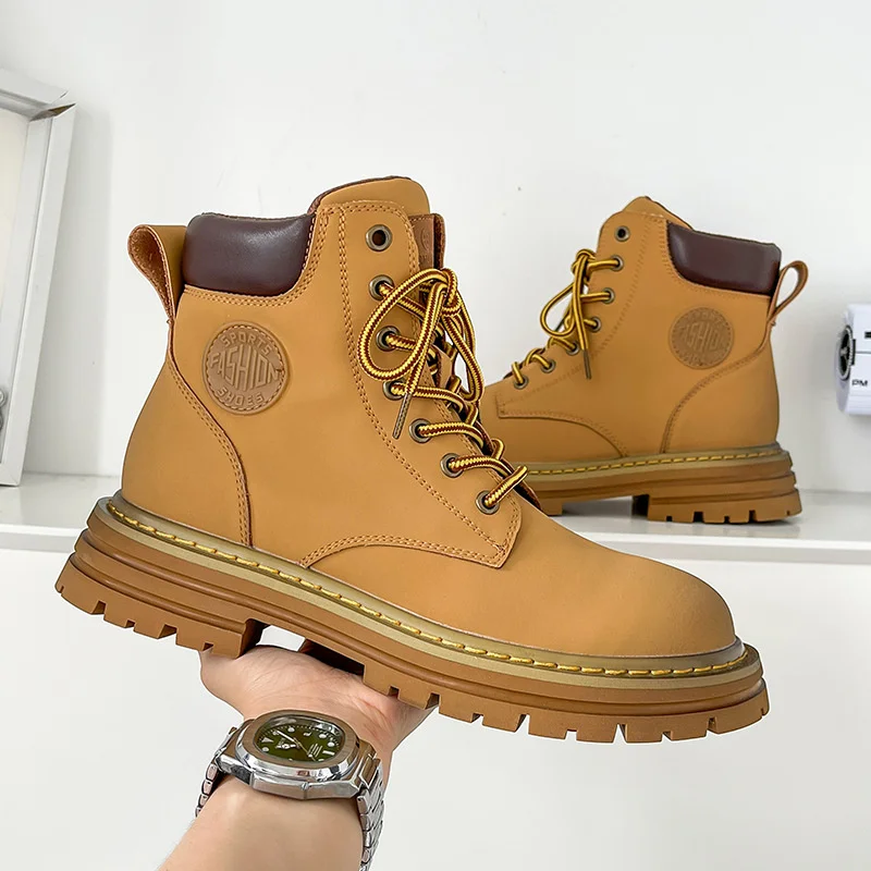 Роскошные брендовые Желтые Женские ботинки в британском стиле из натуральной кожи, Новинка лета 2023, Ботинки Martin с большой головой для влюбл...
Роскошные брендовые Желтые Женские ботинки в британском стиле из натуральной кожи, Новинка лета 2023, Ботинки Martin с большой головой для влюбл...