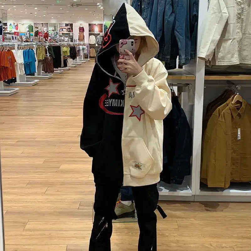 Autumn Winter Sanrio Hellokittyed Sweater Jacket Cute Hot Beauty Men Women Cartoon Graffiti Stars Embroidery Zipper Hooded Top
Autumn Winter Sanrio Hellokittyed Sweater Jacket Cute Hot Beauty Men Women Cartoon Graffiti Stars Embroidery Zipper Hooded Top