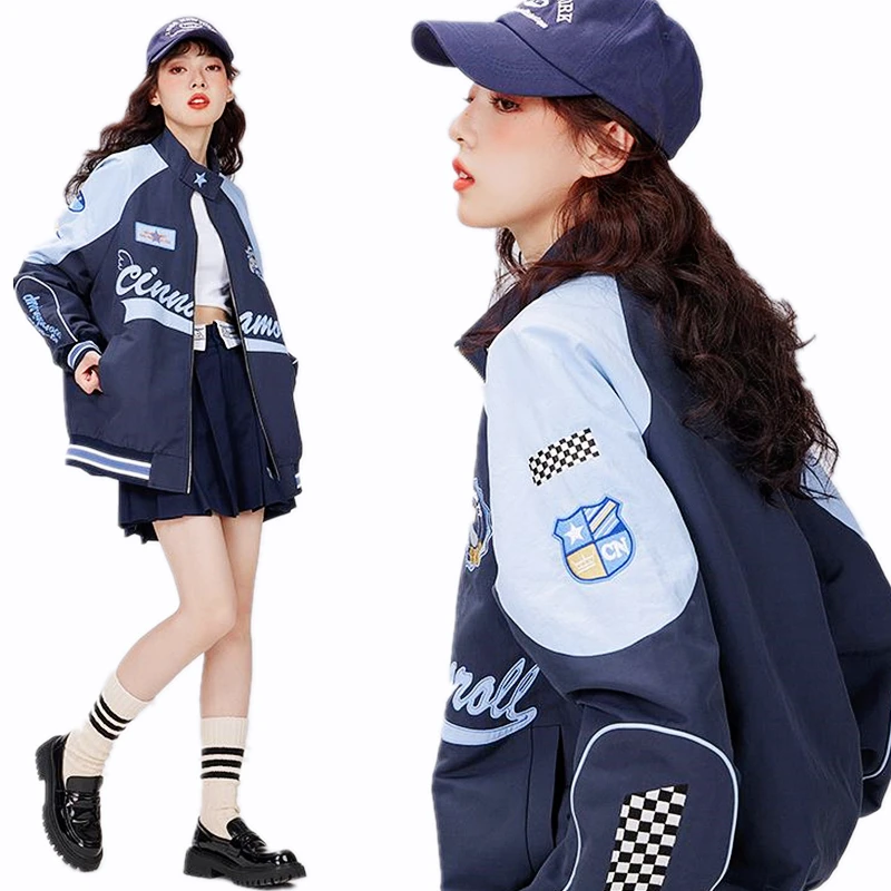 Kawaii Cinnamoroll Oversized Jacket Anime Fashion Girls Boys Spring Autumn Casual Couple Biker Punching Loose Baseball Coat Gift
Kawaii Cinnamoroll Oversized Jacket Anime Fashion Girls Boys Spring Autumn Casual Couple Biker Punching Loose Baseball Coat Gift