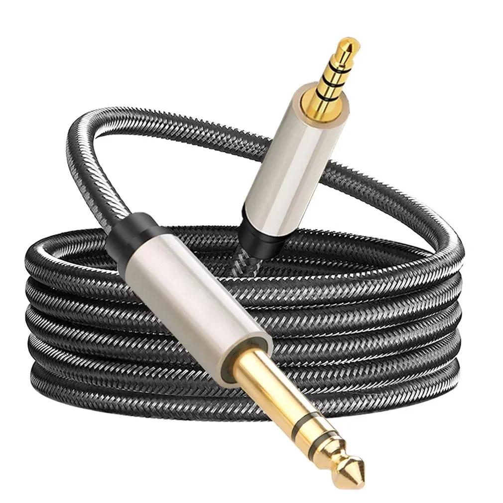 to 6.35mm Adapter Aux Cable for Mixer Amplifier CD Player Speaker Gold Plated 3.5/6.35 Jack to Jack Male Audio Cable
to 6.35mm Adapter Aux Cable for Mixer Amplifier CD Player Speaker Gold Plated 3.5/6.35 Jack to Jack Male Audio Cable