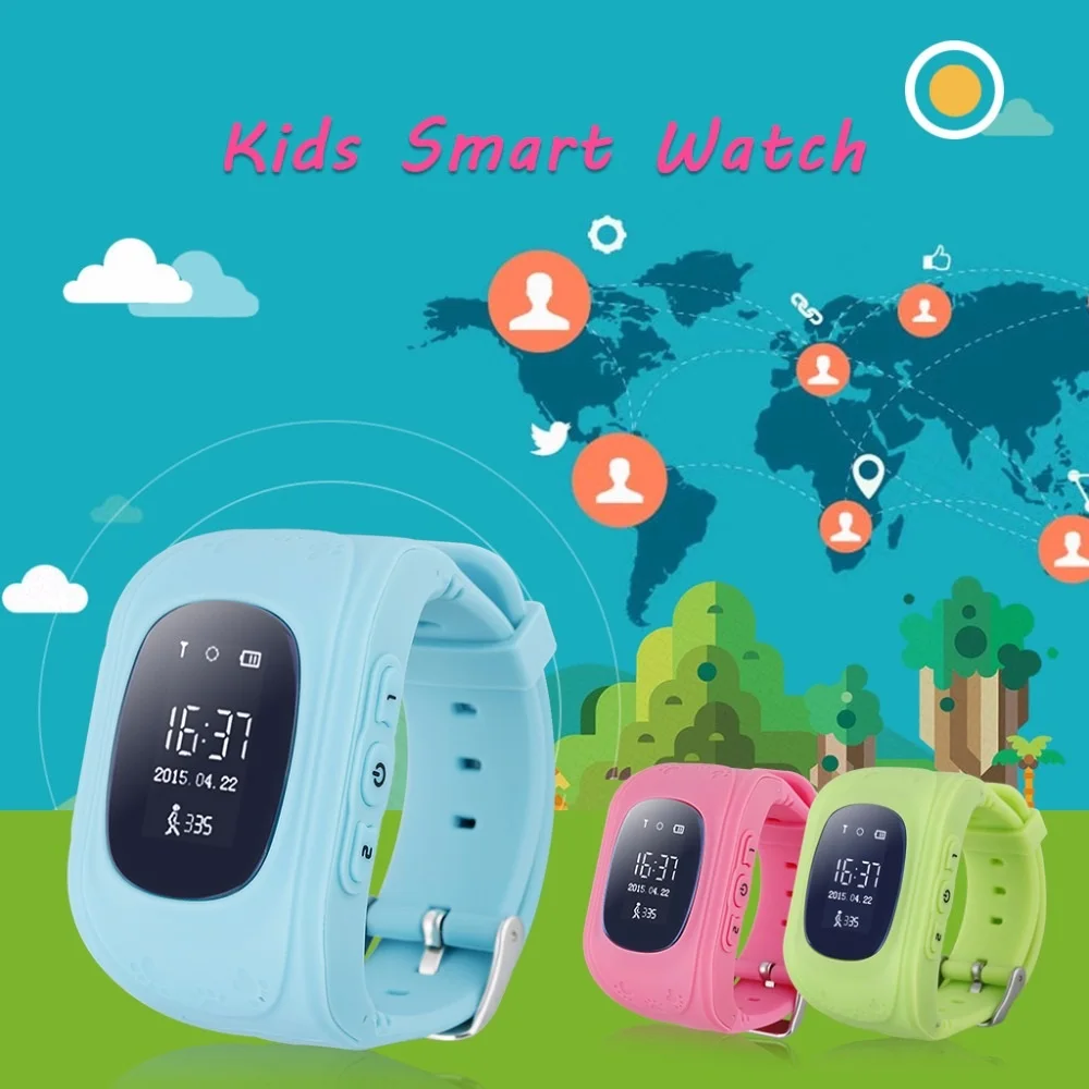 Детские Смарт-часы Q50 OLED с функцией GPS-трекера |