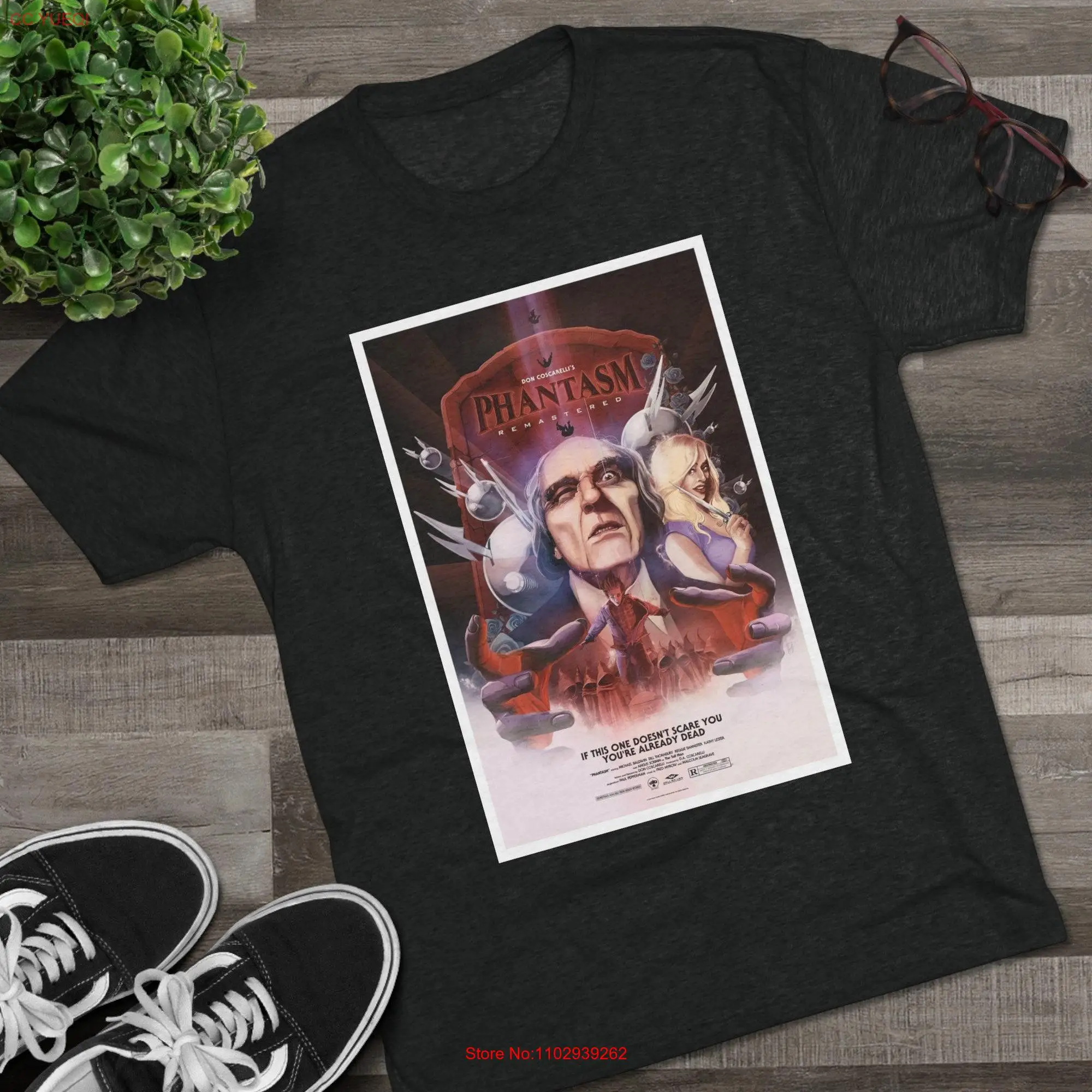Phantasm Классический плакат фильма ужас футболка с длинным или коротким рукавом для