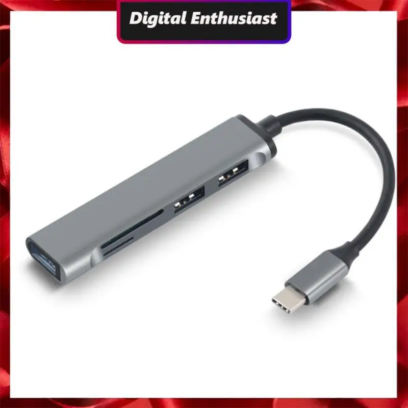 For Macbook 13 15 Card Reader With Sd Tf Ports Portable Usb Split Hub Converter High Speed 5 In 1 Type C Hub Multiport
For Macbook 13 15 Card Reader With Sd Tf Ports Portable Usb Split Hub Converter High Speed 5 In 1 Type C Hub Multiport