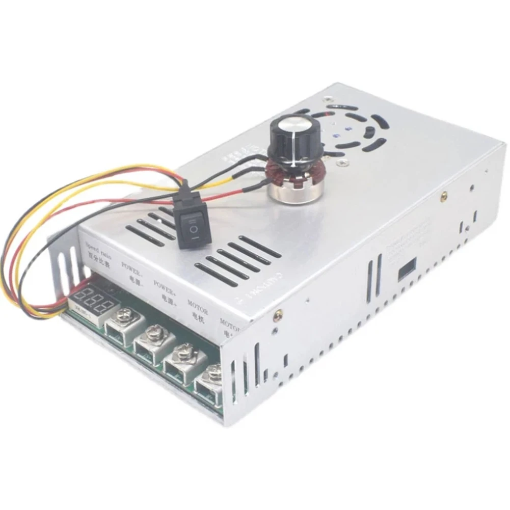 1pcs 200A Governor DC Motor Reducer PWM Controller High-Power Industrial Forward Reverse 12-48V Qudai 200A-S2 Linear Under Load
1pcs 200A Governor DC Motor Reducer PWM Controller High-Power Industrial Forward Reverse 12-48V Qudai 200A-S2 Linear Under Load