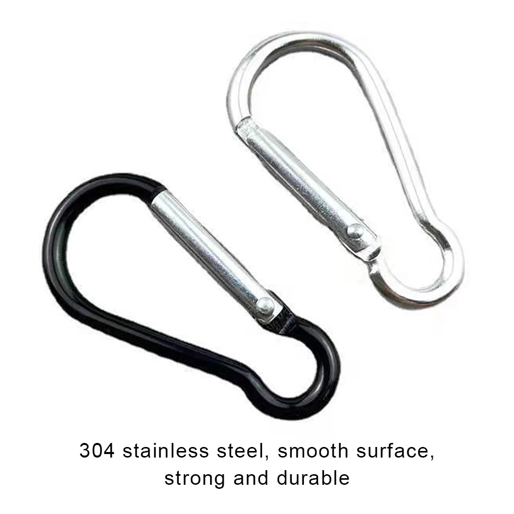 Pack of 10 Locking Carabiner Keychain Hanging Buckle Camping Hook 
Pack of 10 Locking Carabiner Keychain Hanging Buckle Camping Hook