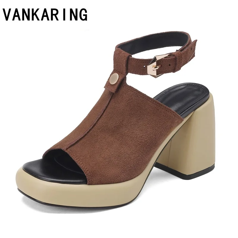sexy slippers genuine suede leather peep toe summer sandals women casual platform sandals woman thick high heels beach sandals
sexy slippers genuine suede leather peep toe summer sandals women casual platform sandals woman thick high heels beach sandals