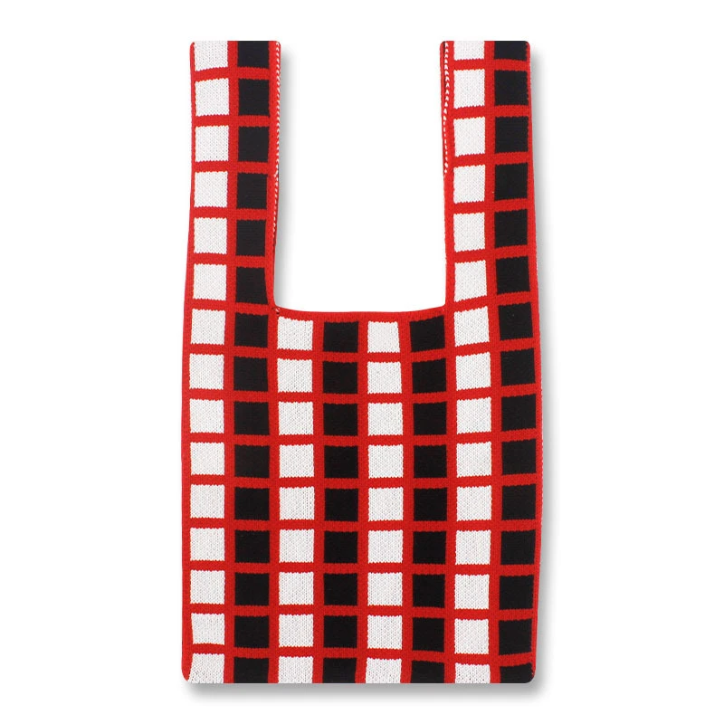 2023 Girl Korean Fashion HyunA Style Knitted Top-handle Tote Bag Female Vintage Kpop Ins Trend High Street Woven Plaid Handbag
2023 Girl Korean Fashion HyunA Style Knitted Top-handle Tote Bag Female Vintage Kpop Ins Trend High Street Woven Plaid Handbag