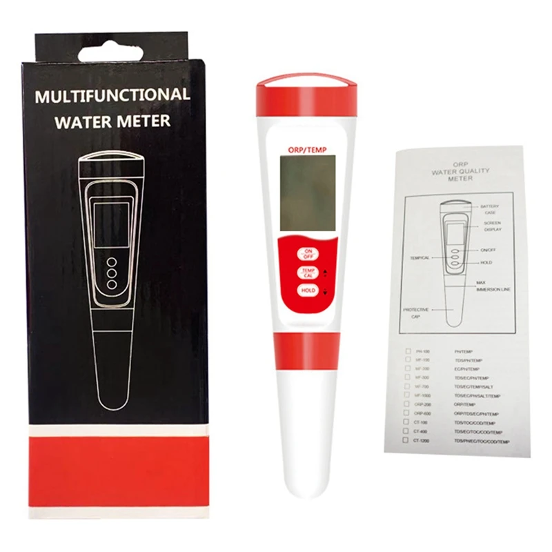 ORP Meter Negative Potential Detection Pen Factory Private Model Redox Potentiometer Water Quality Orp Test Pen
ORP Meter Negative Potential Detection Pen Factory Private Model Redox Potentiometer Water Quality Orp Test Pen