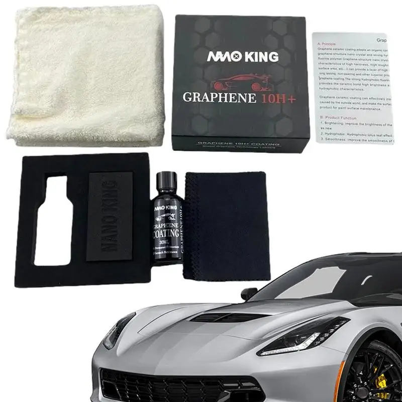 

Car Graphene Coating 10H Car Paint Protective Coating 30ML Vehicle Paint Protection Agent To Enhance Gloss And Depth For Cars
