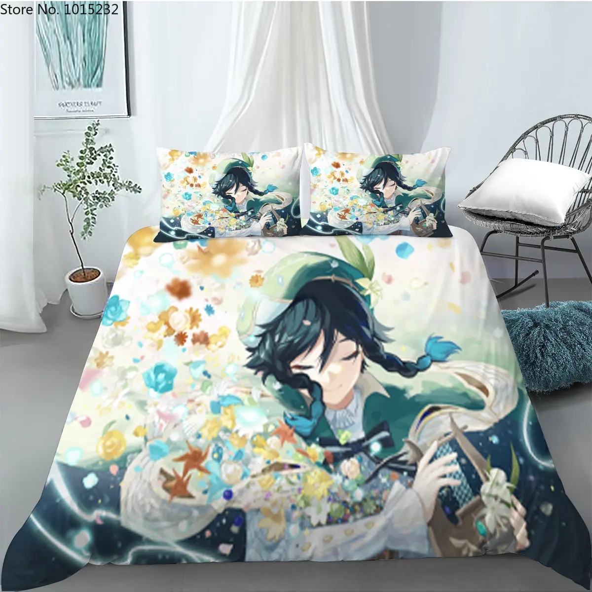 Hot Sale Game Anime Genshin Impact 3D Printed Bedding Set Duvet Covers Pillowcases Comforter Bedding Set Bedclothes Bed Linen 05
Hot Sale Game Anime Genshin Impact 3D Printed Bedding Set Duvet Covers Pillowcases Comforter Bedding Set Bedclothes Bed Linen 05