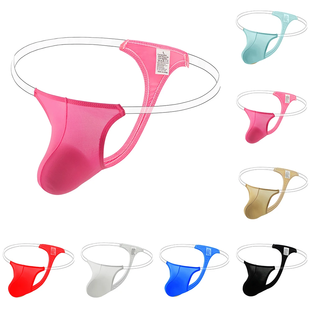Mens G-String Briefs Transparent Waist Belt Thong Bikini Underwear Sexy T Back Pouch Panties Ice Silk Swimwear Erotic Hombre
Mens G-String Briefs Transparent Waist Belt Thong Bikini Underwear Sexy T Back Pouch Panties Ice Silk Swimwear Erotic Hombre
