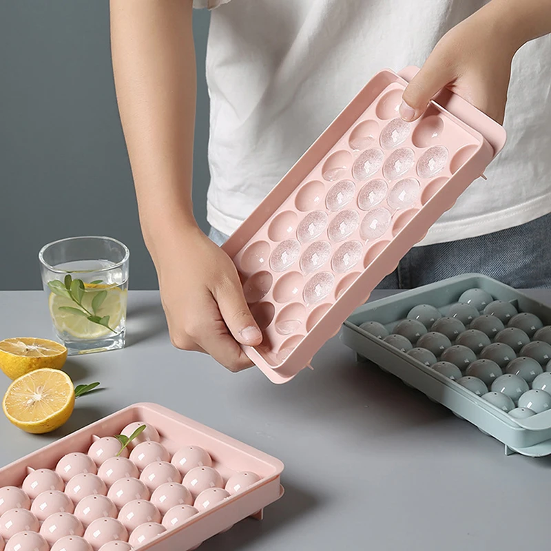 1Pc 3D Round Ice Cube Tray with Lid Plastic Diamond Spherical Style Ice Mold DIY Mould Ice Ball Maker Kitchen Tools
1Pc 3D Round Ice Cube Tray with Lid Plastic Diamond Spherical Style Ice Mold DIY Mould Ice Ball Maker Kitchen Tools