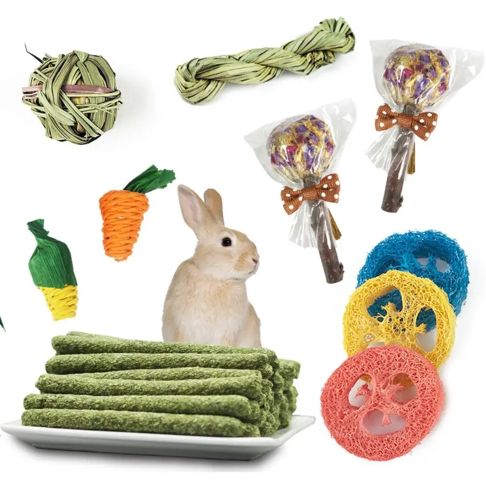 Loofah+Aquatic Plants Grind Teeth Rabbit Chew Toy Molar Grinding Toys Colorful Small Animal Chew Toys Tooth Cleaning
Loofah+Aquatic Plants Grind Teeth Rabbit Chew Toy Molar Grinding Toys Colorful Small Animal Chew Toys Tooth Cleaning