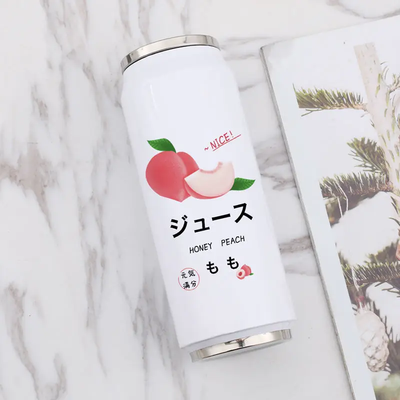 Creative Stainless Steel Japan Juice Candy Color Drink Cans Thermos Portable Unisex Students Personality Trendy Straw Cup 500ML
Creative Stainless Steel Japan Juice Candy Color Drink Cans Thermos Portable Unisex Students Personality Trendy Straw Cup 500ML