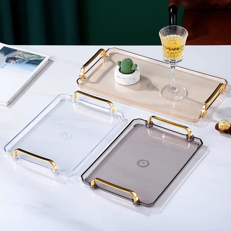 Tea cup tray ins rectangular household plastic dinner plate storage plate transparent trays decorative decorative tray tray
Tea cup tray ins rectangular household plastic dinner plate storage plate transparent trays decorative decorative tray tray