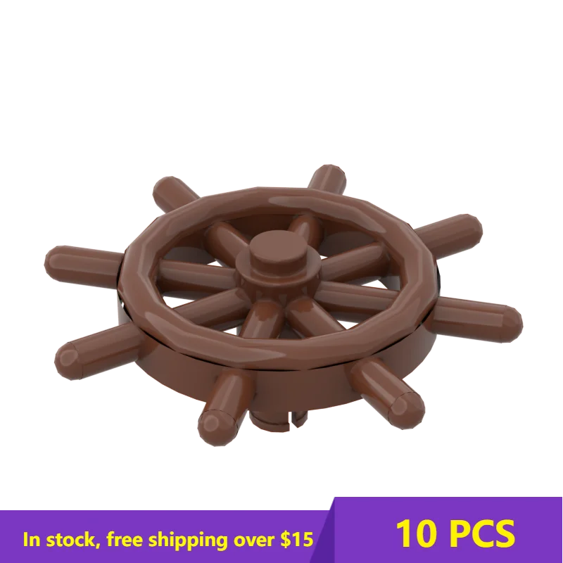10PCS MOC Bricks 4790 5.2 x 5.2 x 2.2 ship wheels For Building Blocks Parts DIY Construction Classic Brand gift T For Children
10PCS MOC Bricks 4790 5.2 x 5.2 x 2.2 ship wheels For Building Blocks Parts DIY Construction Classic Brand gift T For Children