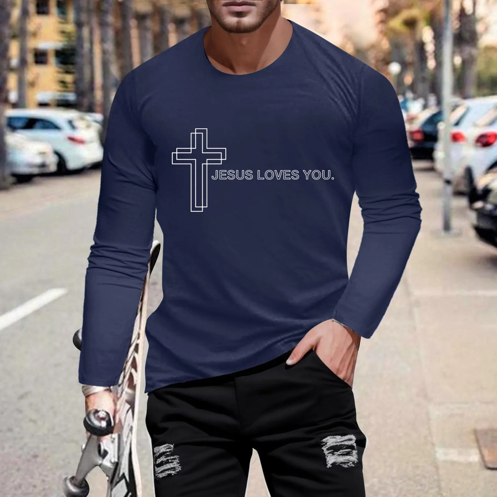 Мужская весенне-осенняя модная футболка для отдыха с длинным рукавом спортивная универсальная оверсайз
Мужская весенне-осенняя модная футболка для отдыха с длинным рукавом спортивная универсальная оверсайз