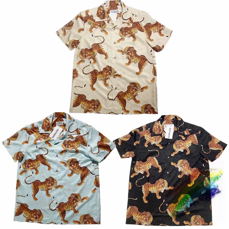 2023ss Tiger Printing WACKO MARIA Shirt Men Women 1:1 Top Quality Hawaiian Shirts
2023ss Tiger Printing WACKO MARIA Shirt Men Women 1:1 Top Quality Hawaiian Shirts