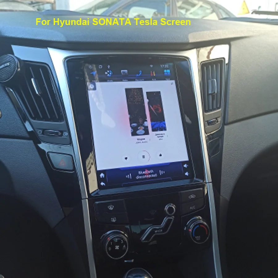 Автомобильный мультимедийный плеер с сенсорным экраном, стерео-система на Android 11, с GPS Навигатором, для Hyundai SONATA Tesla 
Автомобильный мультимедийный плеер с сенсорным экраном, стерео-система на Android 11, с GPS Навигатором, для Hyundai SONATA Tesla