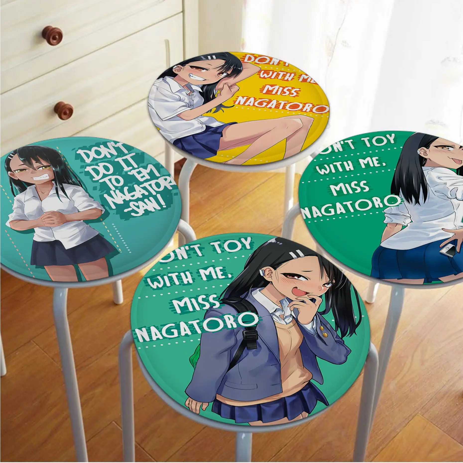 Nagatoro Four Seasons Seat Cushion Office Dining Stool Pad Sponge Sofa Mat Non-Slip Chair Mat Pad 
Nagatoro Four Seasons Seat Cushion Office Dining Stool Pad Sponge Sofa Mat Non-Slip Chair Mat Pad