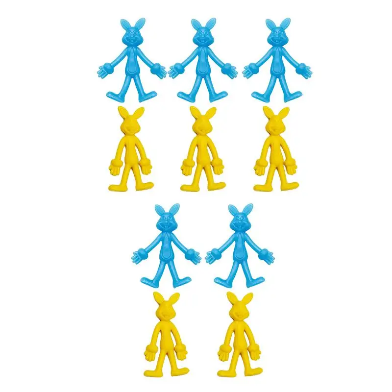 10pcs Novelty Catapulted Ejection Rabbit Toy Stretchy Flying Laugh Sticky Prank Toy Slingshot Bunny Finger Toys Easter Goodies
10pcs Novelty Catapulted Ejection Rabbit Toy Stretchy Flying Laugh Sticky Prank Toy Slingshot Bunny Finger Toys Easter Goodies