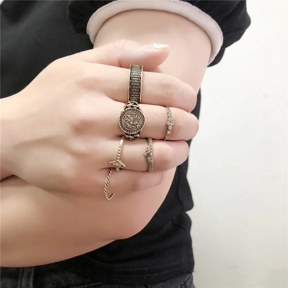 Boho Rings Set for Women New 2022 Vintage Crystal Wedding Party Female Charms Signet Ring Jewelry Accessories Wholesale Bulk
Boho Rings Set for Women New 2022 Vintage Crystal Wedding Party Female Charms Signet Ring Jewelry Accessories Wholesale Bulk