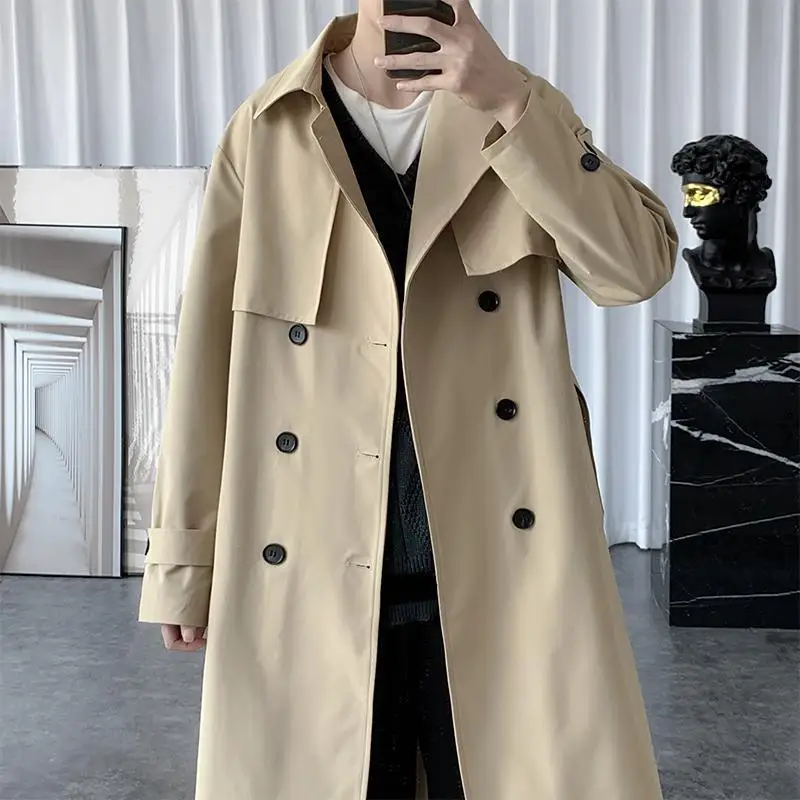 Elegant Spring Men Trench Coats Stylish Slim Windbreaker Button Outerwear Breathable Male Stylish Overcoat Wind Breaker A130
Elegant Spring Men Trench Coats Stylish Slim Windbreaker Button Outerwear Breathable Male Stylish Overcoat Wind Breaker A130