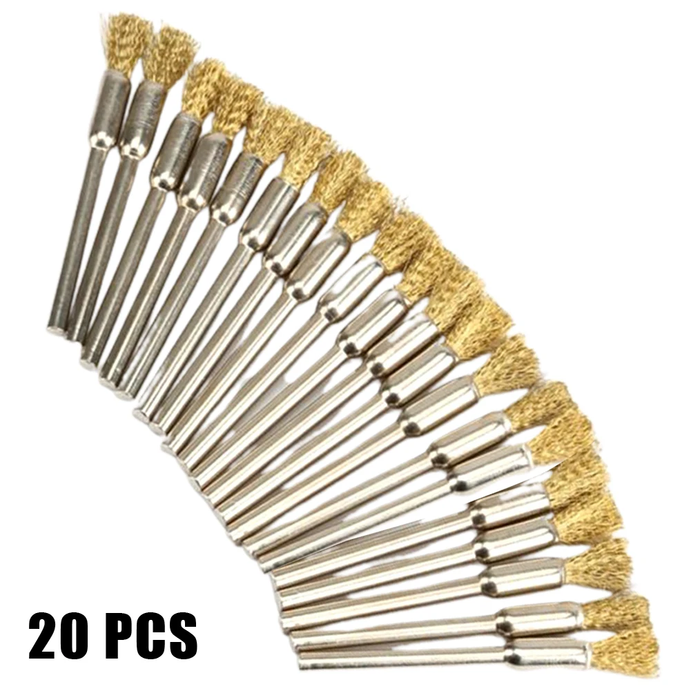 Perfect Accessory for Professionals and Enthusiasts 20 Brass Rotary Wire Wheel Pencil Brushes for Power Drill Tool
Perfect Accessory for Professionals and Enthusiasts 20 Brass Rotary Wire Wheel Pencil Brushes for Power Drill Tool