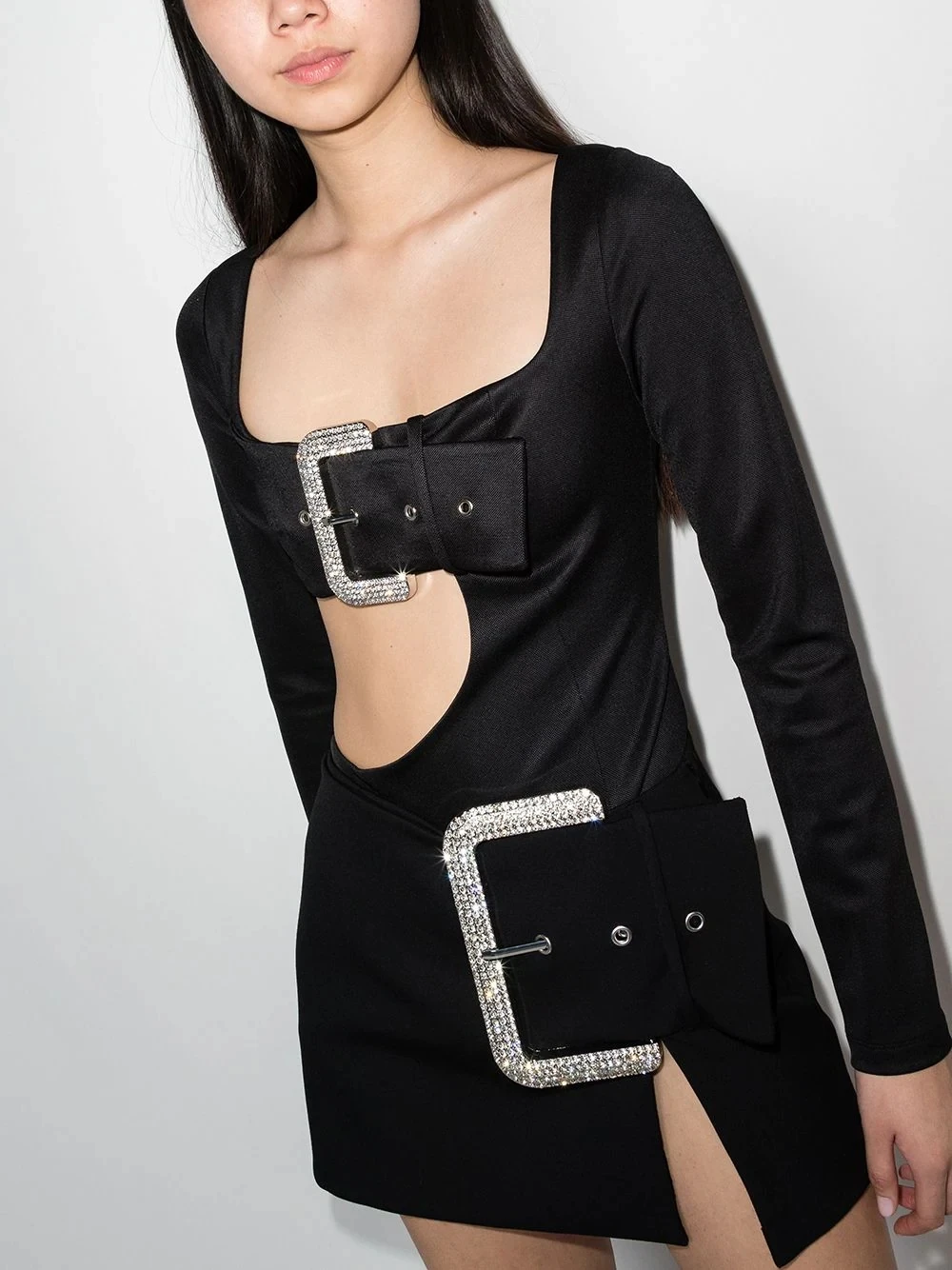 126028 Fashion Classic Trendy Luxury Designer Cloth Diamond Belt Decoration Long Sleeve Hollowed Out One-piece Garment
126028 Fashion Classic Trendy Luxury Designer Cloth Diamond Belt Decoration Long Sleeve Hollowed Out One-piece Garment