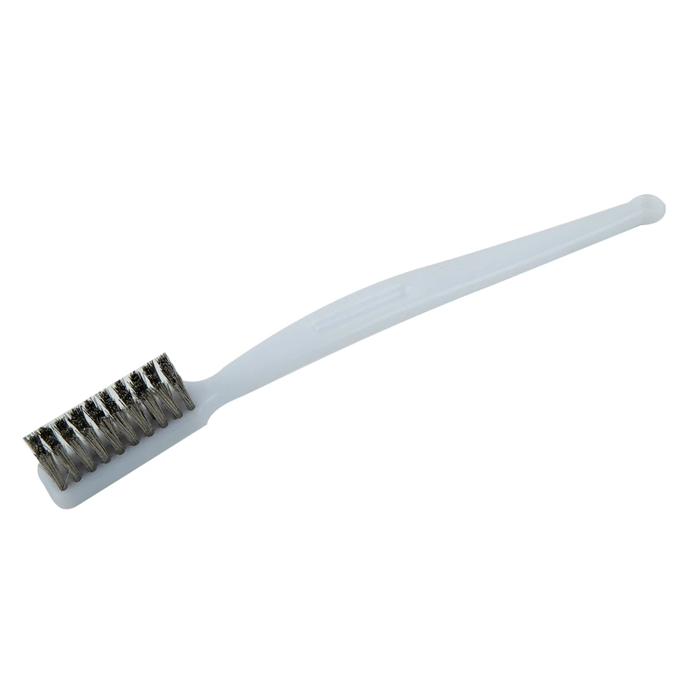 5pcs 175mm Plastic Handle Stainless Steel Wire Brush For Devices Polishing Dirt Cleaning Metal Rust Removal Tools
5pcs 175mm Plastic Handle Stainless Steel Wire Brush For Devices Polishing Dirt Cleaning Metal Rust Removal Tools