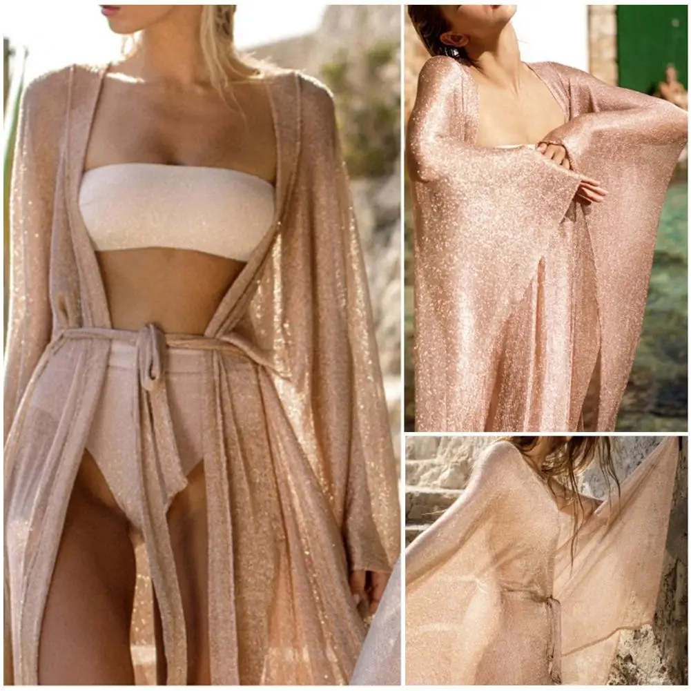 Stylish Swimwear Coat Loose Sunscreen Comfortable Mesh Long Cardigan Swimsuit Cover Up
Stylish Swimwear Coat Loose Sunscreen Comfortable Mesh Long Cardigan Swimsuit Cover Up