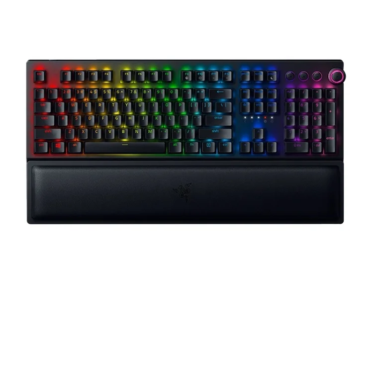 Hot sale top quality Razer BlackWidow V3 Pro Yellow Shaft RGB Lighting Wireless Mechanical Keyboard
Hot sale top quality Razer BlackWidow V3 Pro Yellow Shaft RGB Lighting Wireless Mechanical Keyboard