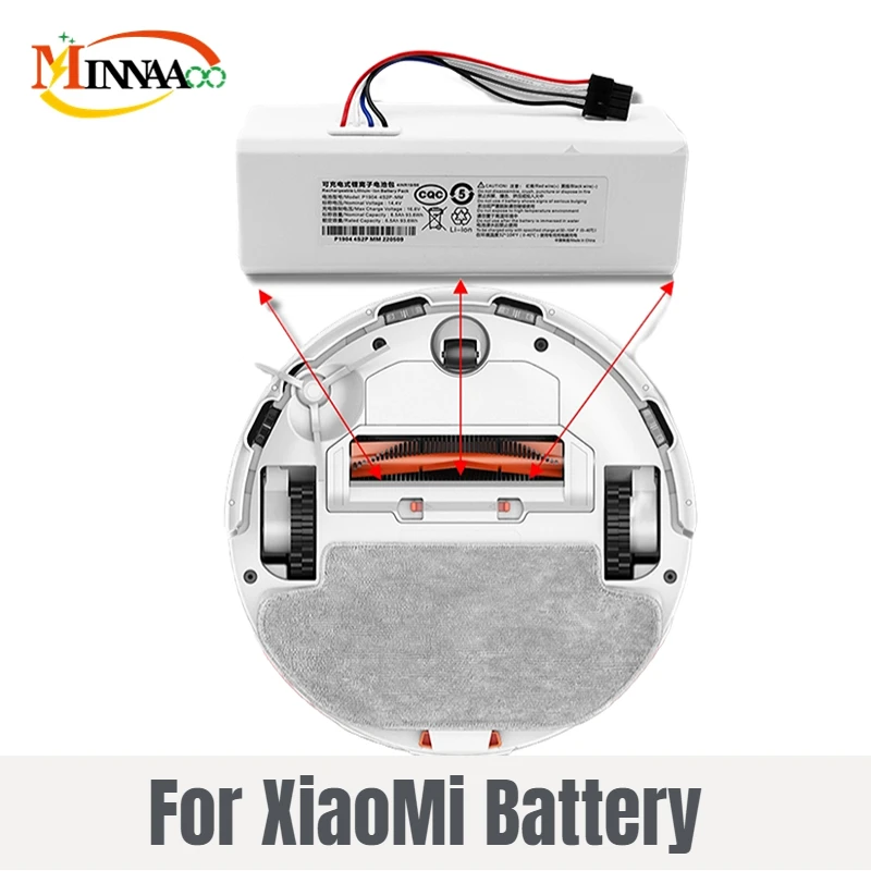 Original for Xiaomi Robot Battery 1C P1904-4S1P-MM Mijia Mi Vacuum Cleaner Sweeping Mopping Robot Replacement Battery G1
Original for Xiaomi Robot Battery 1C P1904-4S1P-MM Mijia Mi Vacuum Cleaner Sweeping Mopping Robot Replacement Battery G1