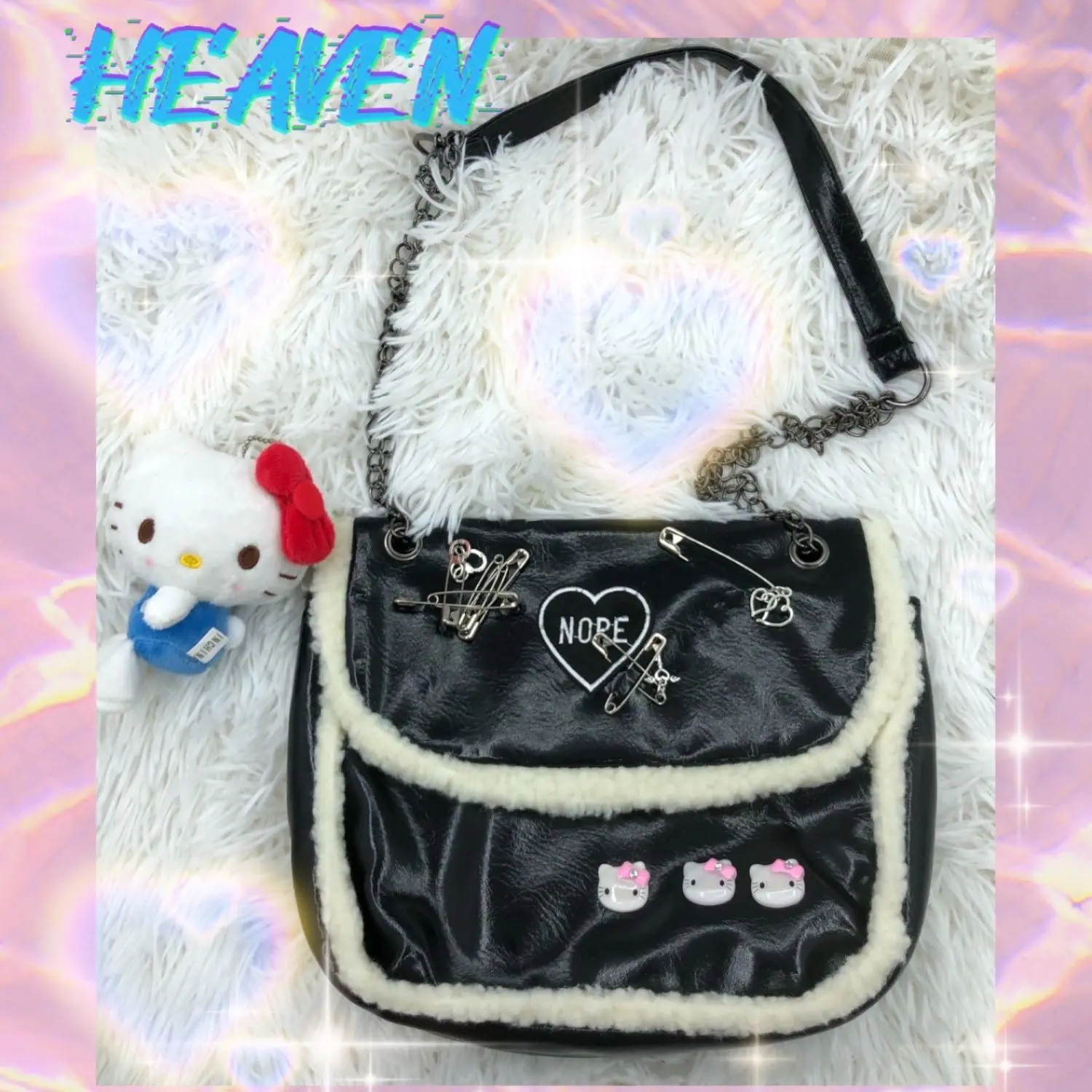 Hello Kitty Bag Sanrio Y2k bags Tote Bag for Girls Kawaii Cute Backpack Stitch Shoulder Small Square & Hobo Bag travedl women
Hello Kitty Bag Sanrio Y2k bags Tote Bag for Girls Kawaii Cute Backpack Stitch Shoulder Small Square & Hobo Bag travedl women