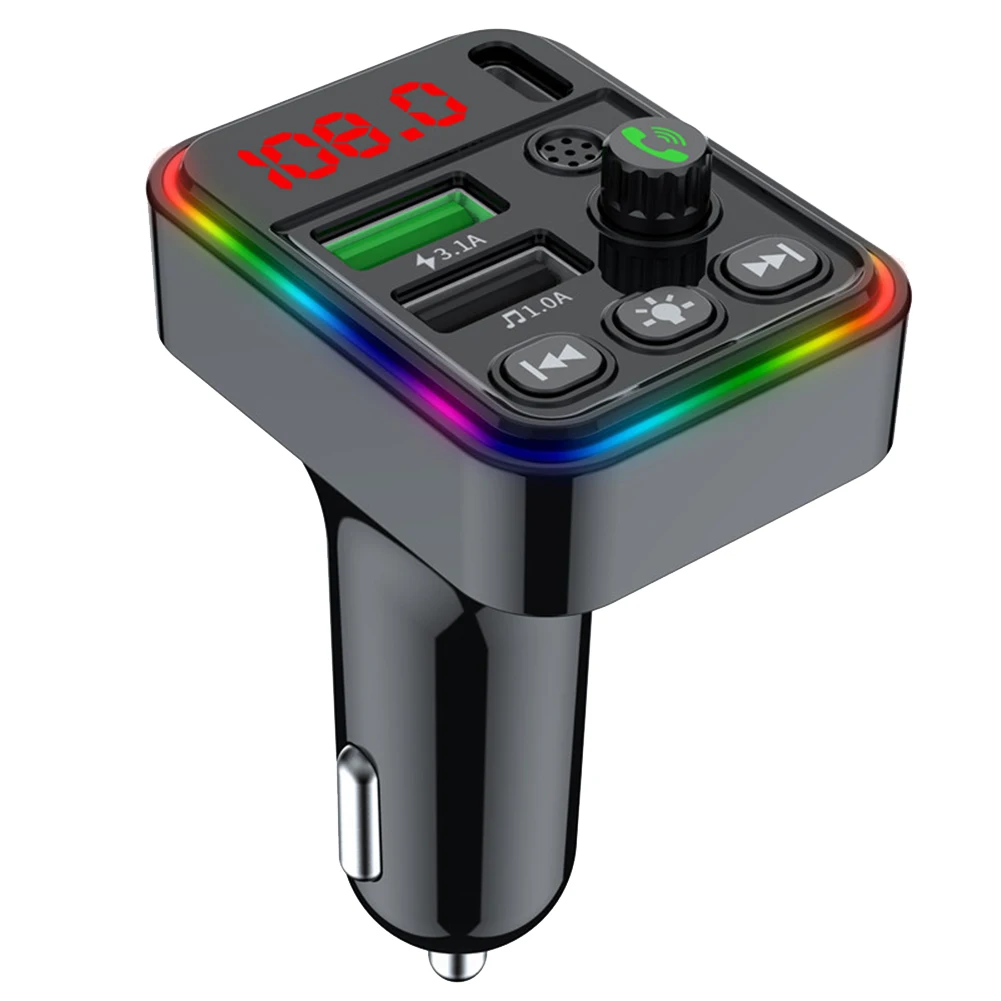 Car Bluetooth 5.0 FM Transmitter Car MP3 Player Wireless Handsfree Handsfree Calling Audio Receiver USB Fast Charge
Car Bluetooth 5.0 FM Transmitter Car MP3 Player Wireless Handsfree Handsfree Calling Audio Receiver USB Fast Charge