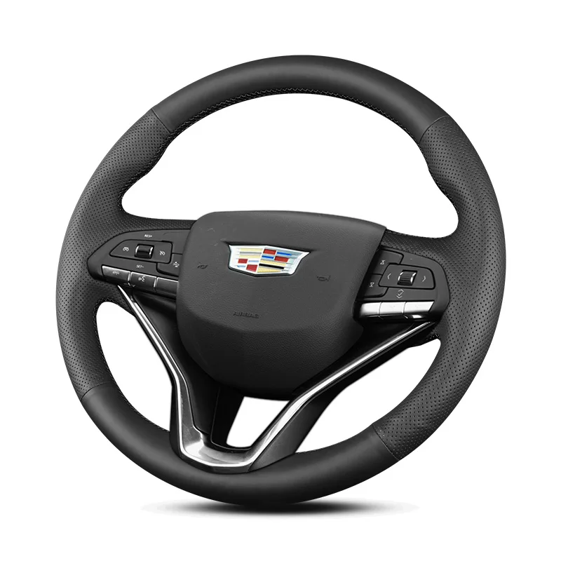Для Cadillac 2020-2022 XT6 Сделай Сам черный кожаный чехол рулевого колеса ручной работы интерьер автомобиля
Для Cadillac 2020-2022 XT6 Сделай Сам черный кожаный чехол рулевого колеса ручной работы интерьер автомобиля