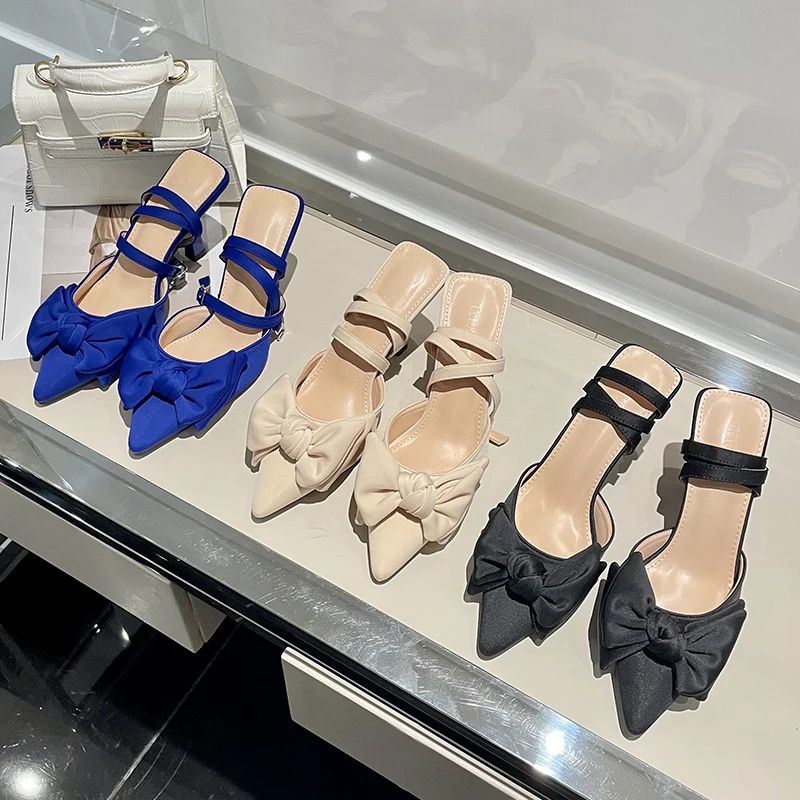 Woman Summer 2022 High Heels Ladies Shoes Women Pumps Sandals Elegant Butterfly-Knot Female Casual Outside Pointed Toe Sandal
Woman Summer 2022 High Heels Ladies Shoes Women Pumps Sandals Elegant Butterfly-Knot Female Casual Outside Pointed Toe Sandal