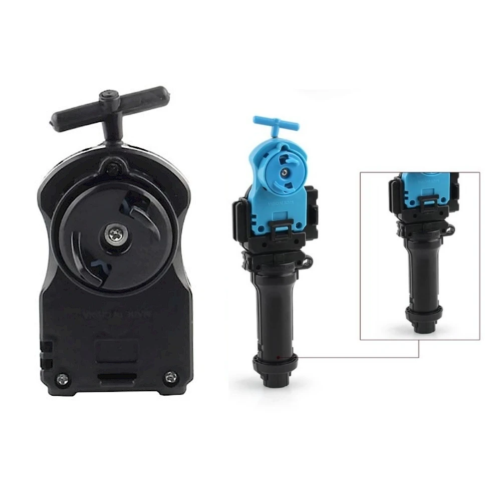 Plastic Beyblade Burst Starter Cable Launcher Spin Top Toy Accessories Gift Set Bayblade Spinning top For Children Black/Blue
Plastic Beyblade Burst Starter Cable Launcher Spin Top Toy Accessories Gift Set Bayblade Spinning top For Children Black/Blue