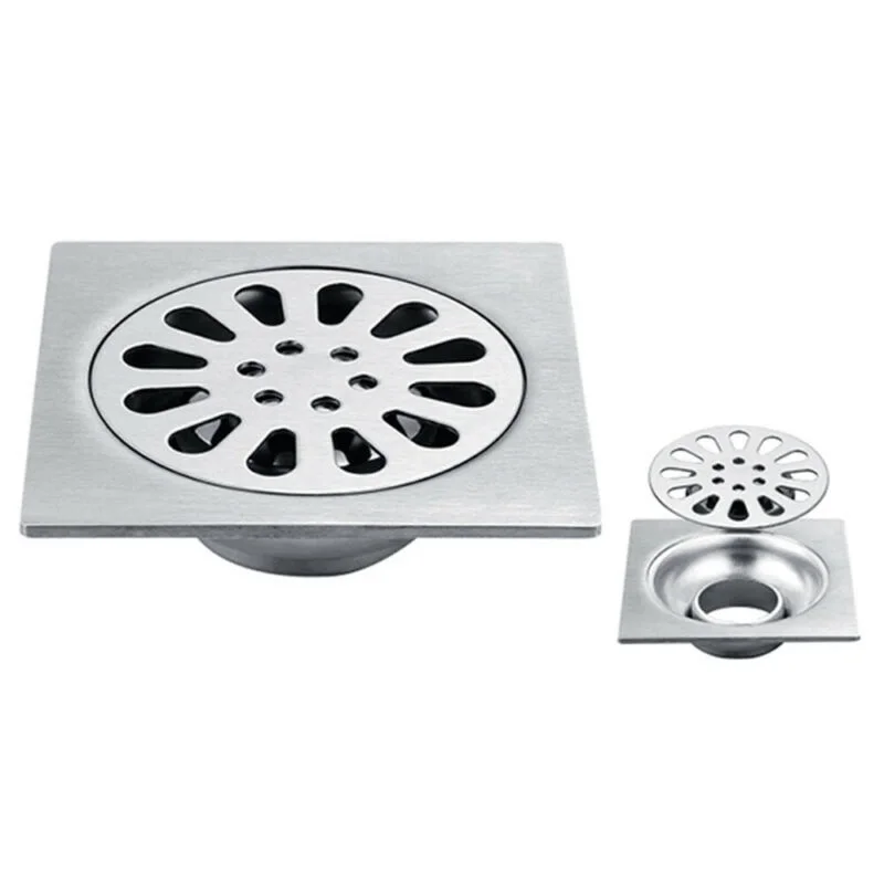 1pc Stainless Steel Square Shower Floor Drain Removable Cover Kitchen Bathroom Drain Water Accessories 10x10x3cm
1pc Stainless Steel Square Shower Floor Drain Removable Cover Kitchen Bathroom Drain Water Accessories 10x10x3cm