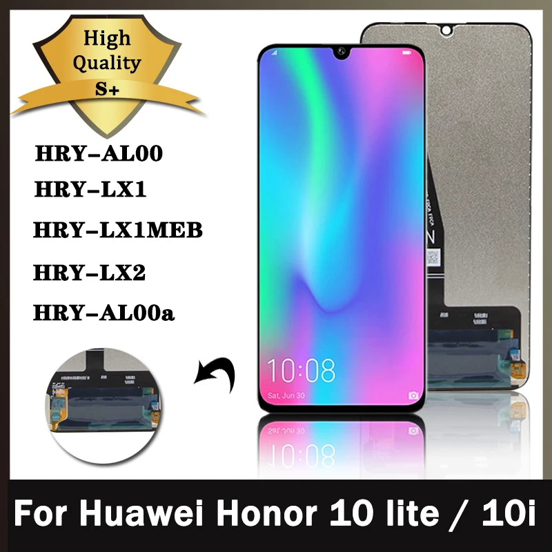 Новый 100% Оригинальный ЖК-дисплей для Huawei Honor 10 lite с сенсорным экраном дигитайзер в